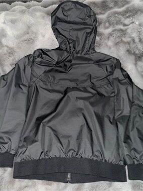 Nike Black Kids Hooded Windbreaker Jacket
